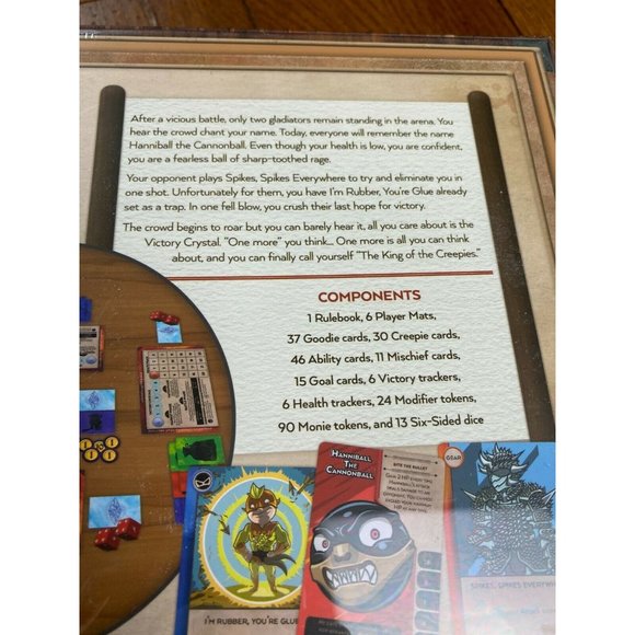 IDW Games King of the Creepies Card Game for 2 - 6 Players Ages 12+ NEW Sealed - Picture 5 of 5